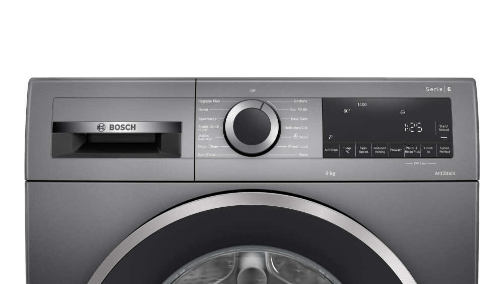Quiet Mark Bosch WGG2449RGB Series 6 9kg Washing Machine